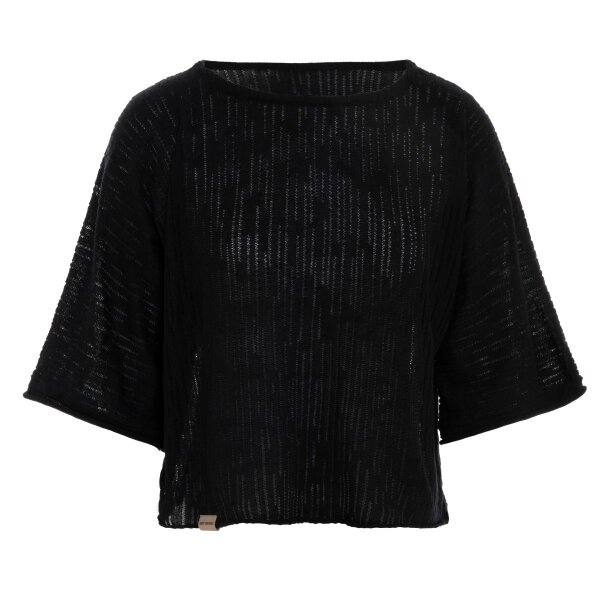 Knit Factory Jose Strickpullover Schwarz 36/42 Gestreift