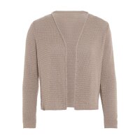 Knit Factory Isa Kurze Strickjacke Leinen 36/38 Gestreift