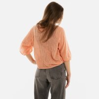 Knit Factory Jose Strickpullover Apricot 36/42 Gestreift