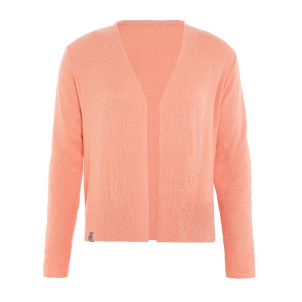 Knit Factory Ella Kurze Strickjacke Apricot 40/42
