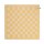 Knit Factory Küchentuch Block Ecru Gold 50x50 cm Kariert