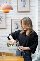 Knit Factory Nova Bluse Schwarz 36/38