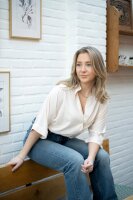 Knit Factory Nova Bluse Schwarz 40/42