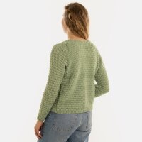 Knit Factory Becky Kurze Strickjacke Sage Green 36/38