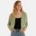 Knit Factory Becky Kurze Strickjacke Sage Green 36/38