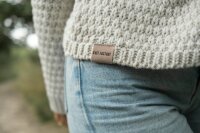 Knit Factory Becky Kurze Strickjacke Crystal Blue 40/42