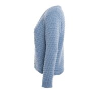 Knit Factory Becky Kurze Strickjacke Crystal Blue 36/38