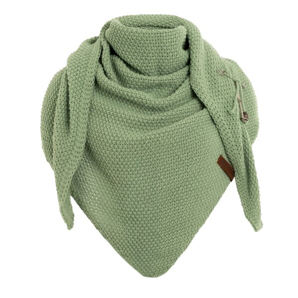 Knit Factory Coco Dreiecksschal Sage Green 190x85 cm