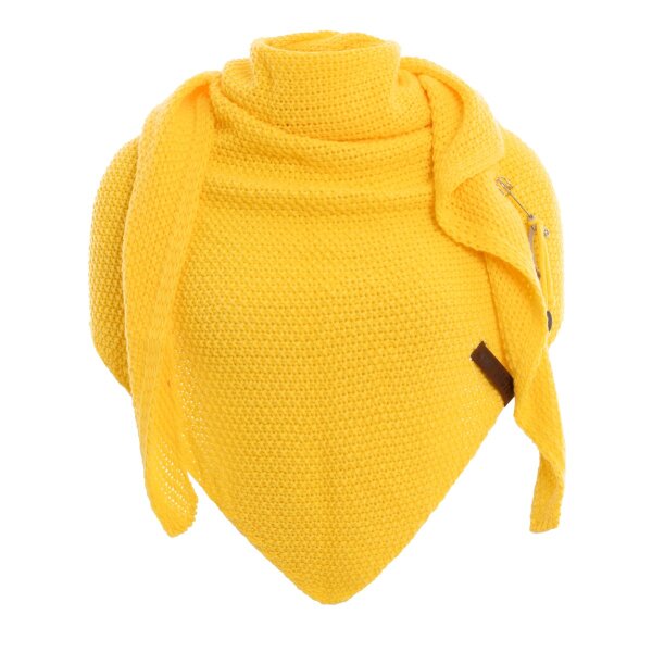 Knit Factory Coco Dreiecksschal Canario Yellow 190x85 cm