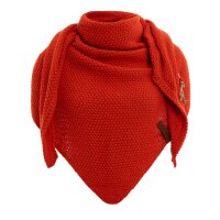 Knit Factory Coco Dreiecksschal Grenadine Red 190x85 cm