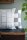 Knit Factory Caro Kissen Ecru Urban Green 50x50 cm Kariert