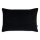 Knit Factory Evita Kissen Schwarz 60x40 cm Fischgrät