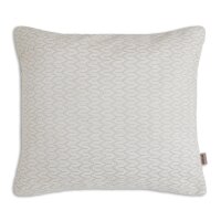 Knit Factory Evita Kissen Beige 50x50 cm Fischgrät