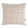 Knit Factory Dash Kissen Ecru Leinen 50x50 cm Kariert