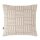 Knit Factory Dash Kissen Ecru Leinen 50x50 cm Kariert