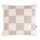 Knit Factory Caro Kissen Ecru Leinen 50x50 cm Kariert
