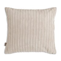Knit Factory Ritz Kissen Beige 50x50 cm Gestreift