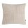 Knit Factory Ritz Kissen Beige 50x50 cm Gestreift