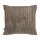 Knit Factory Ritz Kissen Taupe 50x50 cm Gestreift