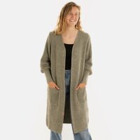 Knit Factory Patty Lange Strickjacke Urban Green 40/42