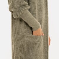 Knit Factory Patty Lange Strickjacke Urban Green 40/42