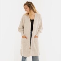Knit Factory Patty Lange Strickjacke Beige 40/42