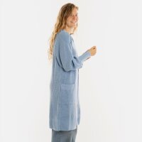Knit Factory Patty Lange Strickjacke Crystal Blue 36/38