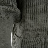 Knit Factory Patty Lange Strickjacke Urban Green 36/38