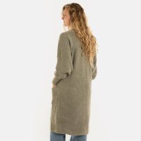 Knit Factory Patty Lange Strickjacke Urban Green 36/38