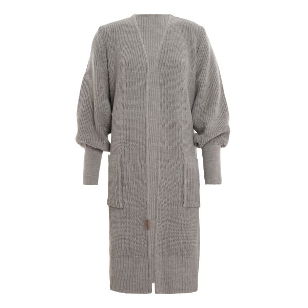 Knit Factory Patty Lange Strickjacke Iced Clay 36/38