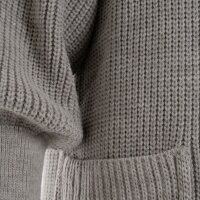 Knit Factory Patty Lange Strickjacke Iced Clay 36/38