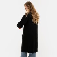 Knit Factory Patty Lange Strickjacke Schwarz 40/42