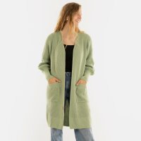 Knit Factory Patty Lange Strickjacke Sage Green 36/38
