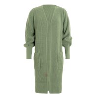Knit Factory Patty Lange Strickjacke Sage Green 40/42