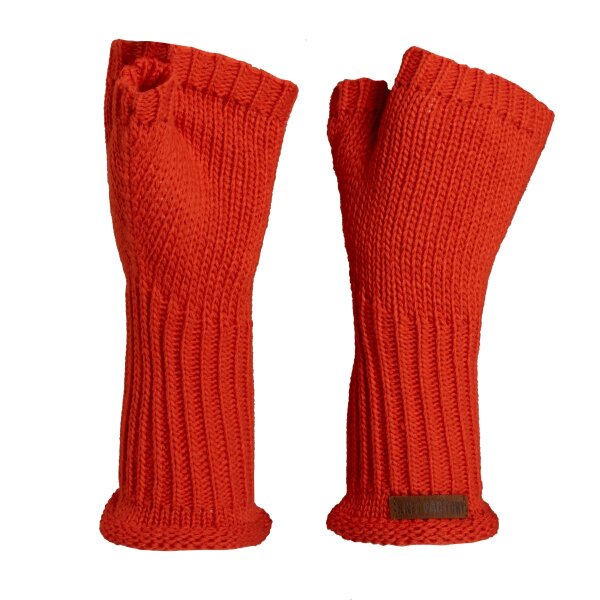 Knit Factory Cleo Handstulpen Grenadine Red One Size