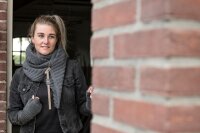 Knit Factory Cleo Handstulpen Grenadine Red One Size