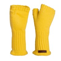Knit Factory Cleo Handstulpen Canario Yellow One Size