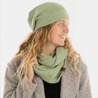 Knit Factory Coco Mütze Sage Green One Size