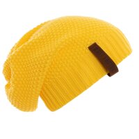 Knit Factory Coco Mütze Canario Yellow One Size