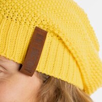 Knit Factory Coco Mütze Canario Yellow One Size