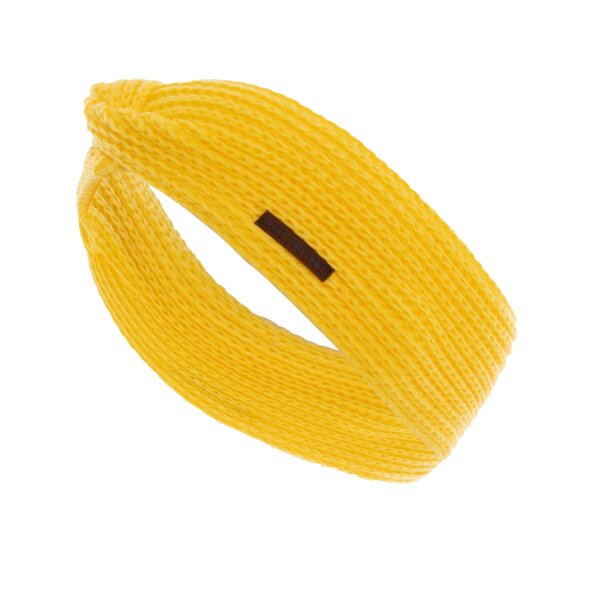 Knit Factory Joy Stirnband Canario Yellow One Size