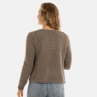 Knit Factory Becky Kurze Strickjacke Marron 40/42