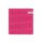 Knit Factory Gestrickter Topfuntersetzer Block Ecru Fuchsia One Size Kariert