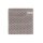Knit Factory Gestrickter Topfuntersetzer Block Ecru Med Grey One Size Kariert