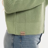 Knit Factory Lenny Kurze Strickjacke Sage Green 40/42