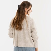 Knit Factory Lenny Kurze Strickjacke Beige 40/42