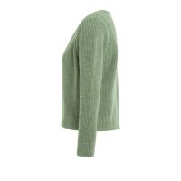 Knit Factory Lenny Kurze Strickjacke Sage Green 36/38