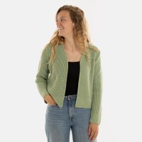 Knit Factory Lenny Kurze Strickjacke Sage Green 36/38