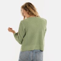 Knit Factory Lenny Kurze Strickjacke Sage Green 36/38
