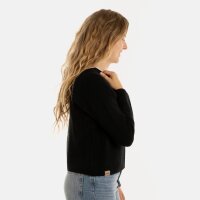 Knit Factory Lenny Kurze Strickjacke Schwarz 36/38